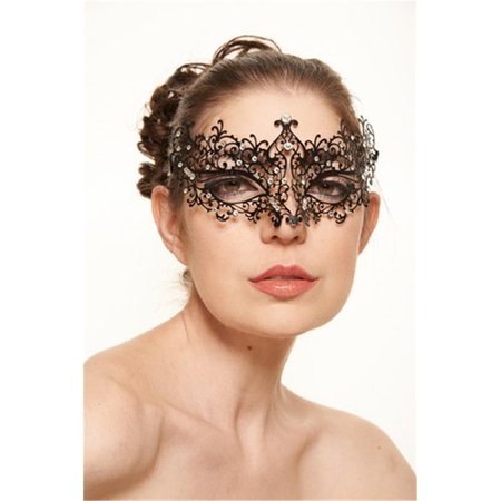 PERFECTPRETEND Michelle Phan Metal Laser Cut Masquerade Mask 4 x 9 in One Size PE655798